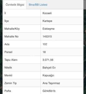 Kocaeli Kartepede Kat Karşılığı Arsa 4
