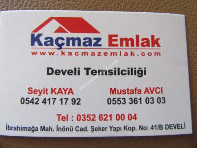 Develi Zile Mah Satlık Bag 6