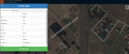 Tekirdağ Muratlı Fatih Mahallesi Satılık Konut Arsası 2