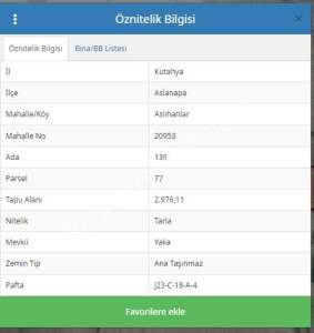 Aslanapa Aslıhanlar'da 2.976M² Arazimiz Satılıktır. 5