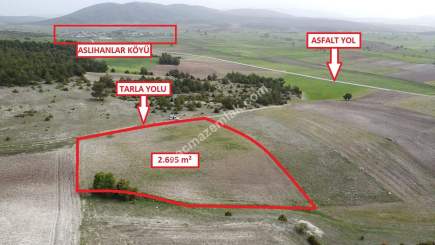 Kütahya Aslanapa Aslıhanlar'da 2695M2 Satılık Tarla 13