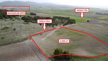 Kütahya Aslanapa Aslıhanlar'da 2695M2 Satılık Tarla 4