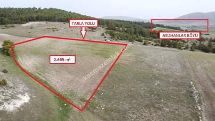 Kütahya Aslanapa Aslıhanlar'da 2695M2 Satılık Tarla 16