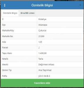 İlçe Merkezine 5Km+Hayvancılık Sanayi 4Km Satılık Arsa 5