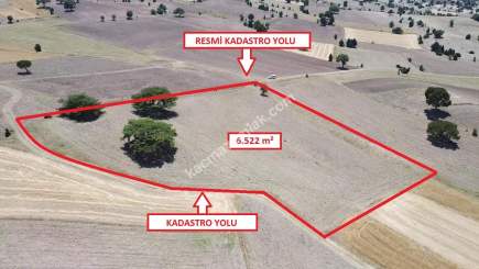 Kütahya Ahiler'de Resmi Yola Cephe 6522M2 Satılık Arsa 12