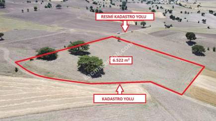 Kütahya Ahiler'de Resmi Yola Cephe 6522M2 Satılık Arsa 11