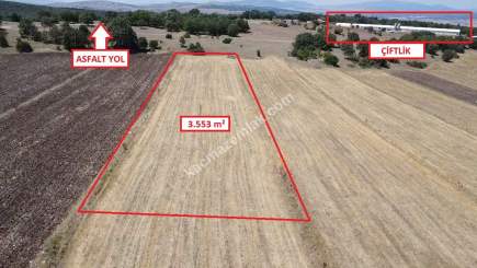 Kütahya Merkez Teşvikiye Köyü'nde 3553M2 Satılık Arsa 13