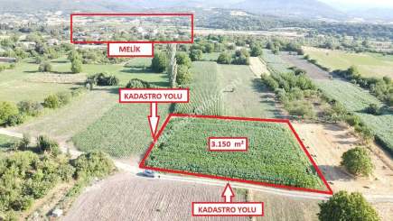 Mustafakemalpaşa' Da Yatırımlık 3150M2 Tarla 11