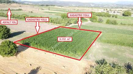 Mustafakemalpaşa' Da Yatırımlık 3150M2 Tarla 2