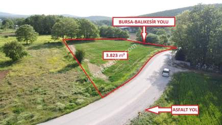 Bursa Nilüfer Unçukuru 3.822,70 M2 Satılık Tarla 4