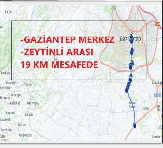 Asfalta Sıfır Şahinbey Zeytinli De 22.350 Mt Yer 22