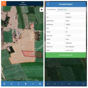 Yeşilhisarda Satilik Tarla Verimli 7 Dönüm 1