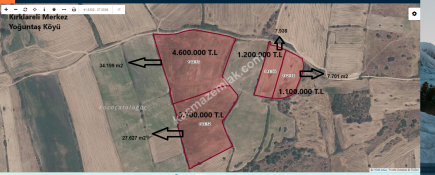 Kırklareli Merkez Köylerinde Satılık Tarlalar 4