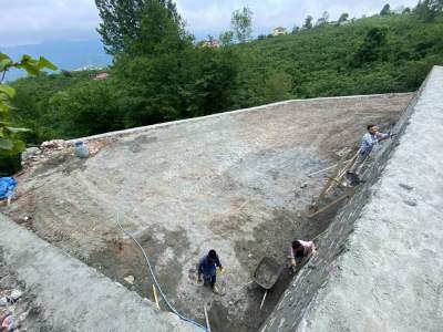 Trabzon Gözalan Da Satılık Duvarları Yapılı Arsa 6