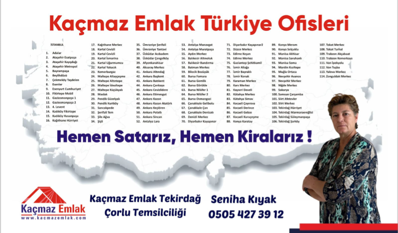 Kaçmaz Emlak Çorlu Temsilciliğimiz Açıldı